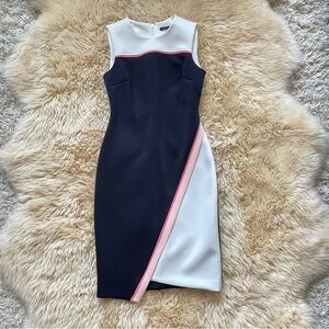 Navy Blue and White Tommy Hilfiger Dress